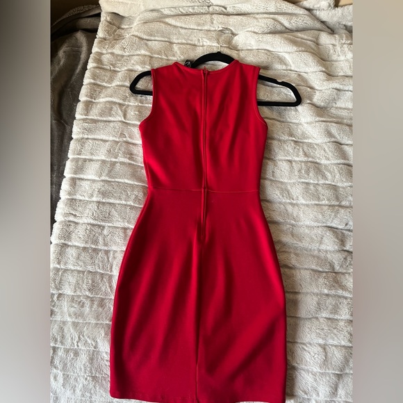 Lulu’s Red Dress Mini/Midi - Picture 3 of 4